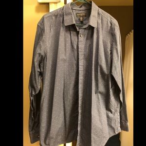 Steel Blue Banana Republic Dress Shirt